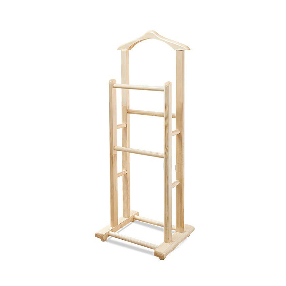 High Quality Stylish Design Standing Wooden Hanger For Clothes Home Furniture Russian Factory Supplier Wholesale Price