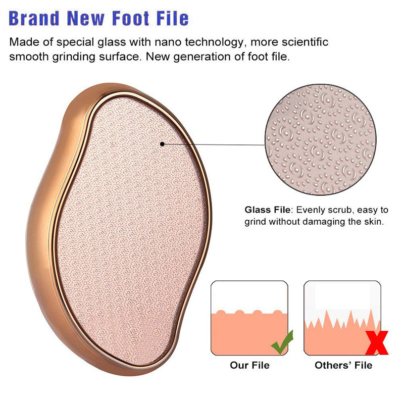 Hight Quality Nano Glass Foot File Heel File For Feet Dead Skin Buffer