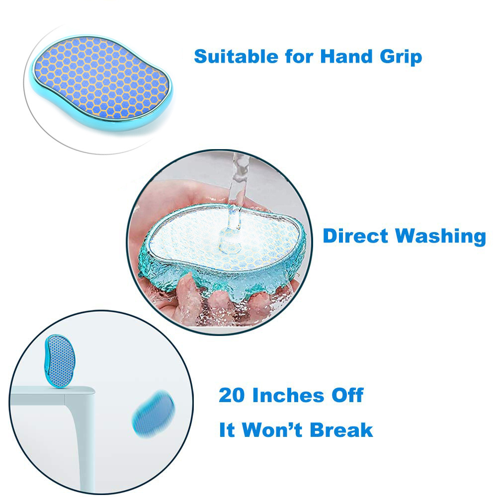 New Design Foot Spa Care Tool to Remove Hard Dry Corn Cracked Heel Nano Glass Callus Remover