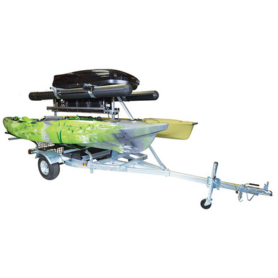 ECOCAMPOR Portable Galvanized Jetski Yacht Canoe Jon Boat Trailer Boat Dolly Kayak Trailer 4900*2133mm Accepted OEM 1000LB