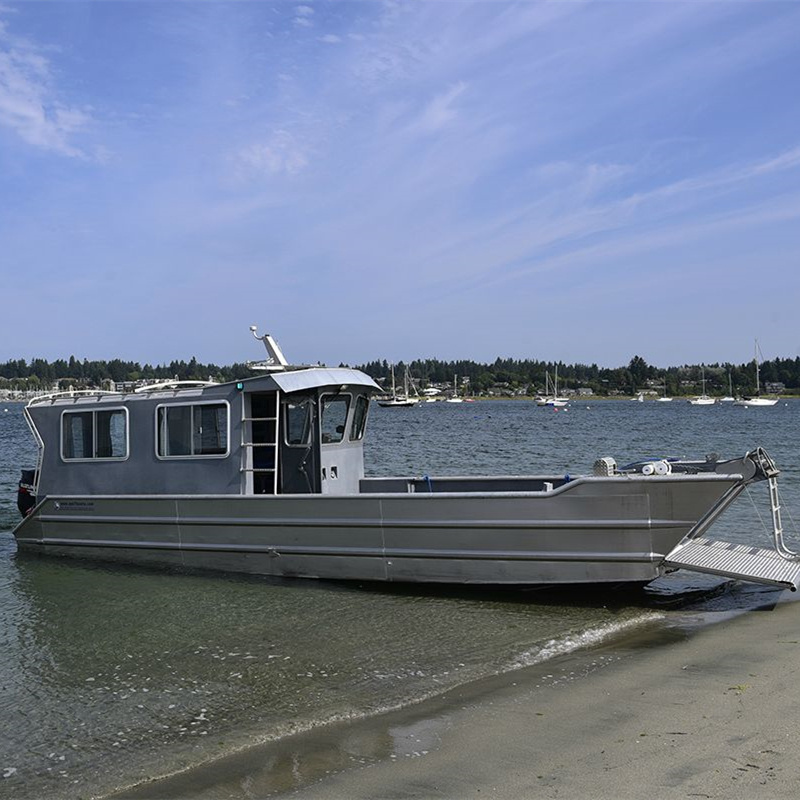 2024 Large Aluminum Landing Craft Boat Best Quality Fishing Vessel for Sale