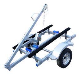 Manufacturer Cheap Lightweight Small Folding Boat Trailers for Inflatable Boat use