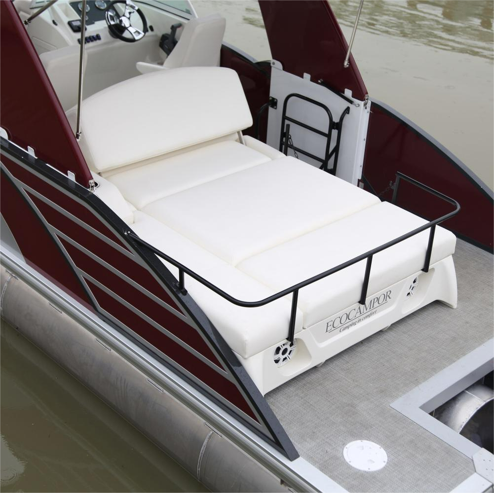 KinOcean Luxury 27ft Aluminum Sport Three Hull Pontoon Boat with Good Price for Sale