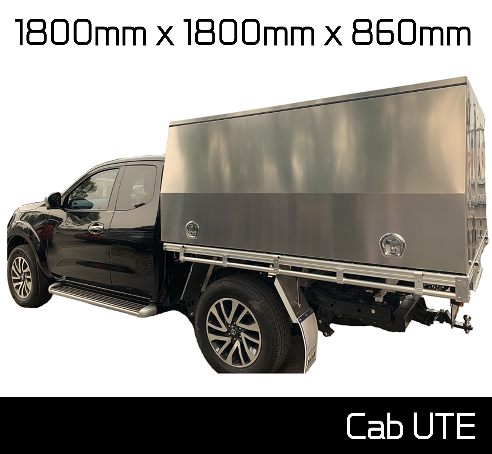 2020 Custom Made Flat Plate Aluminium Truck Ute Canopy Toolbox  For Sale