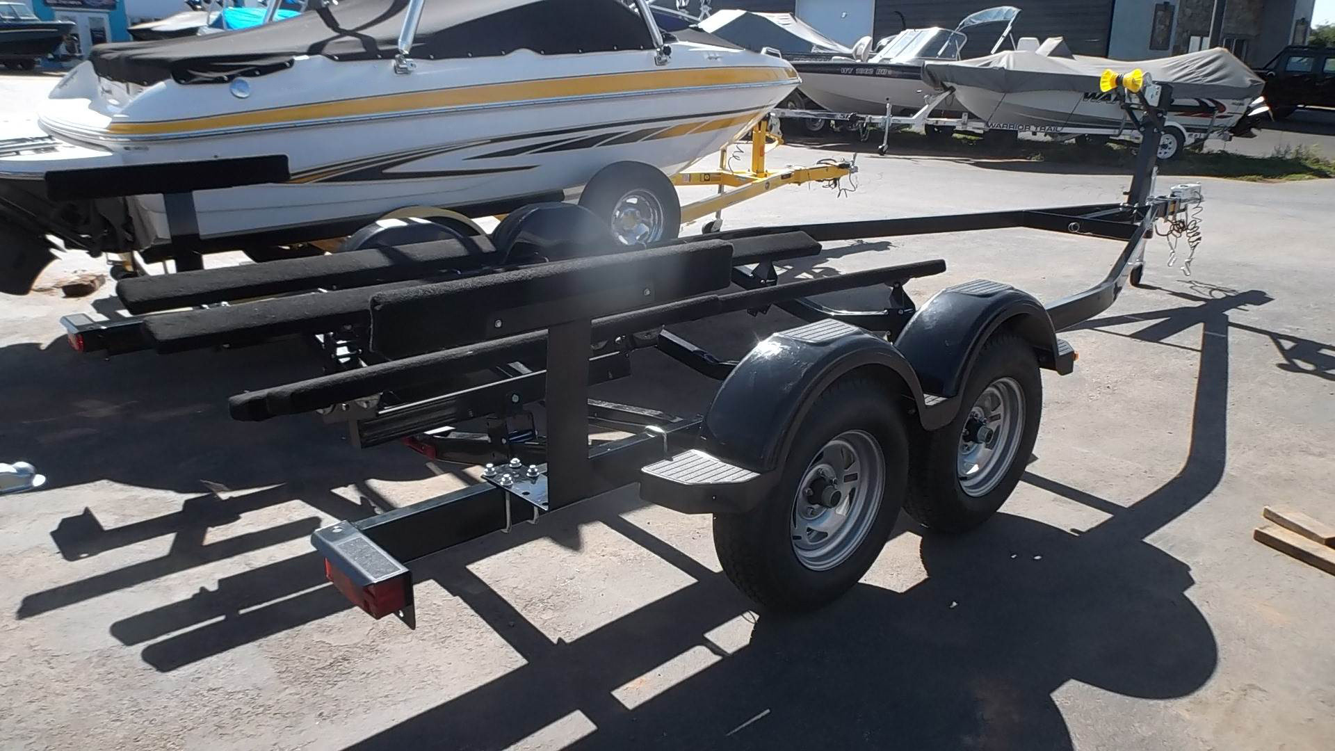 Tandem Axle galvanized Paddle  Pontoon Boat  Jetski Canoe Trailer For Sale