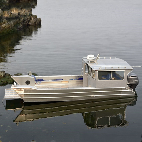 2024 Large Aluminum Landing Craft Boat Best Quality Fishing Vessel for Sale