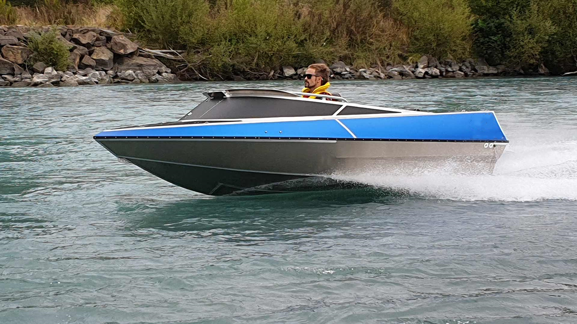 2022 Kinocean Aluminum Jet Boat 4 Man Personal Aluminum Jet Electric Drifting FIshing Boat with Motor for Sale