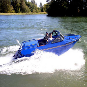 KINOCEAN Fancy Blue Aluminium Customized Size Mini Inboard Engine Jet Boat