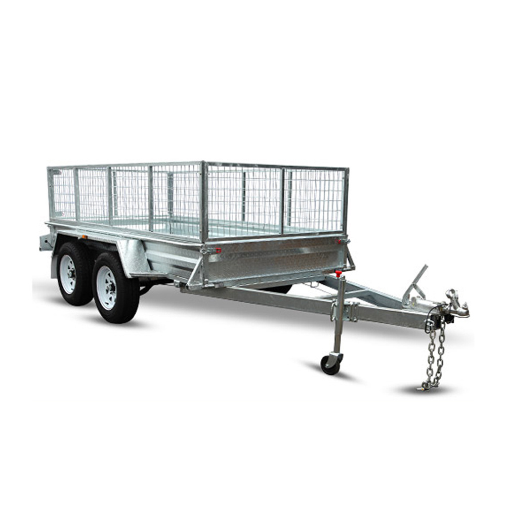 NEW 10x5 Tandem AXLE Box UTILITY Trailer 900MM CAGE Fully Welded GALVANISED FOR SALE