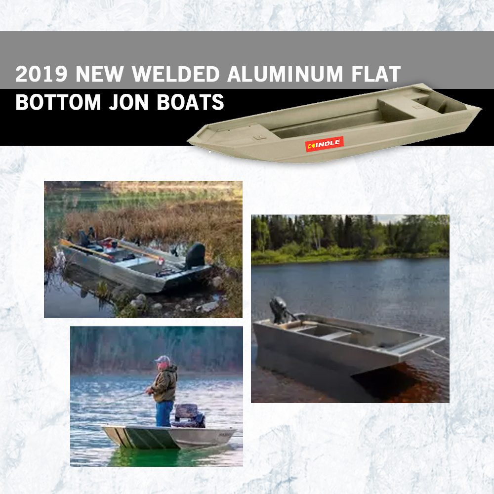 Welded Aluminum 2022 New Flat Bottom Jon Boats Fishing for Sale Sports CE Marine Grade Aluminum DNV 5052 Customized Color 4 - 8m