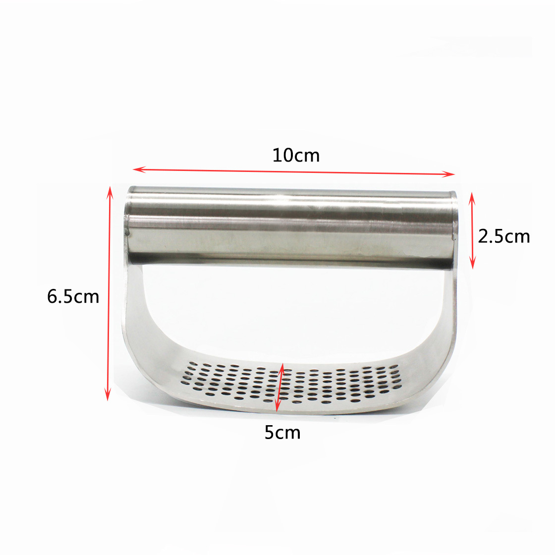 Hot sale stainless steel garlic press rocker, manual garlic crusher tools for home kitchen using