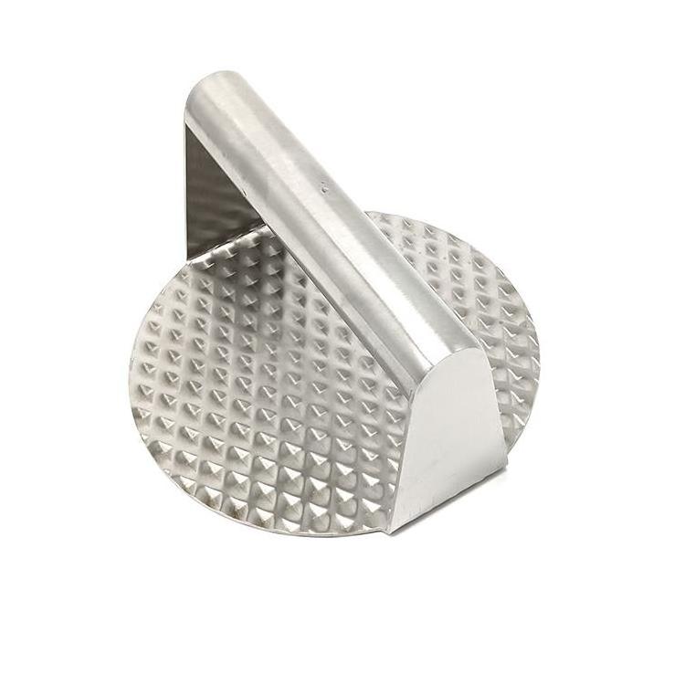 Hamburger Press Stainless Steel Burger Smasher for Griddle Round Hamburger Press Patty Maker Grill Press Bacon Meat Maker