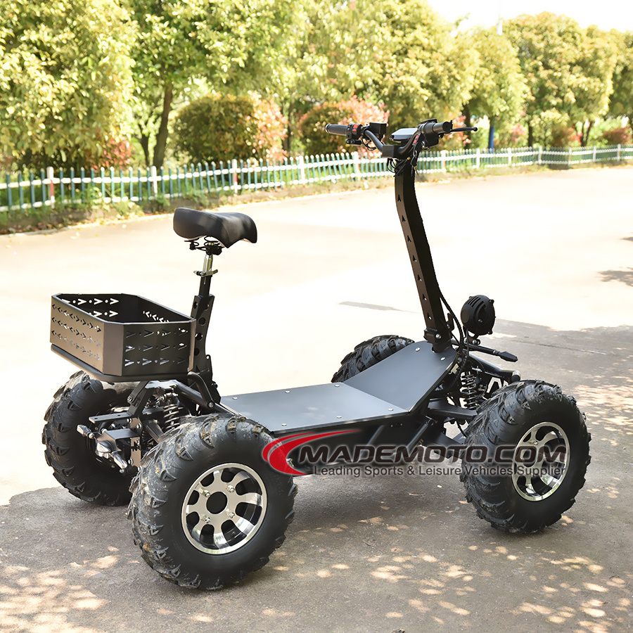 New 4x4 Body 36v 1200w Pink Electric Atv 1000w 48v Wheel Quad Bike With Bag 8000W 4 Wheeler