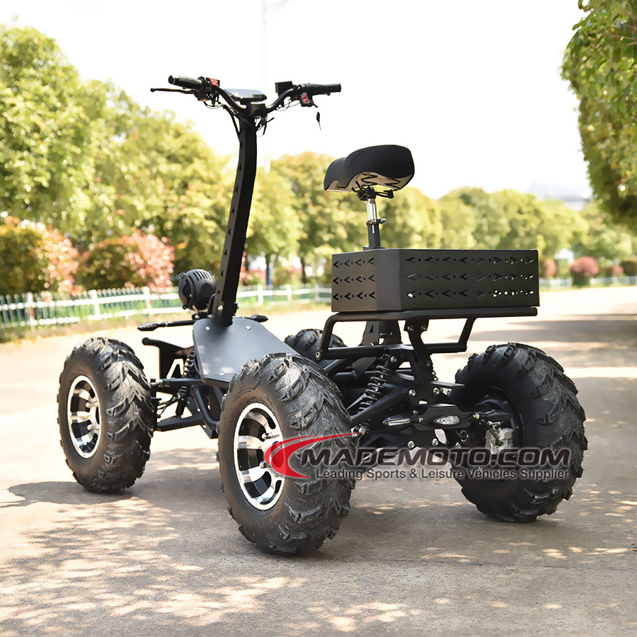 New 4x4 Body 36v 1200w Pink Electric Atv 1000w 48v Wheel Quad Bike With Bag 8000W 4 Wheeler