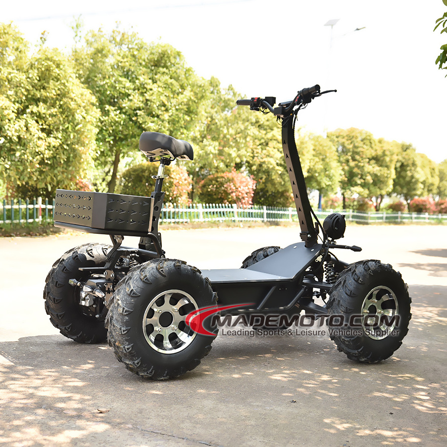 Easy Fold And Detachable Seat Off Road For Kids 24v 4000w 60v Adult Electric Atv 8000W 4 Wheeler