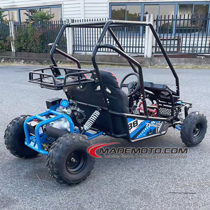 Radeion Dune Buggy 4 Seater: All-Terrain Dirt Bike Farm Utility Vehicle 125cc Two Seat Off Road Go Kart