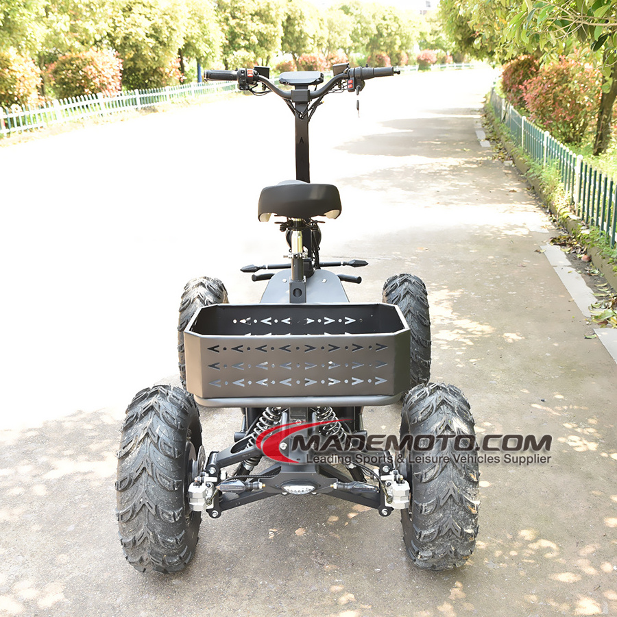 With Rear Tool Box 6000wats Atv Hub Motor 4x4 Quad Bikes For Electric Adult 8000W 4 Wheeler