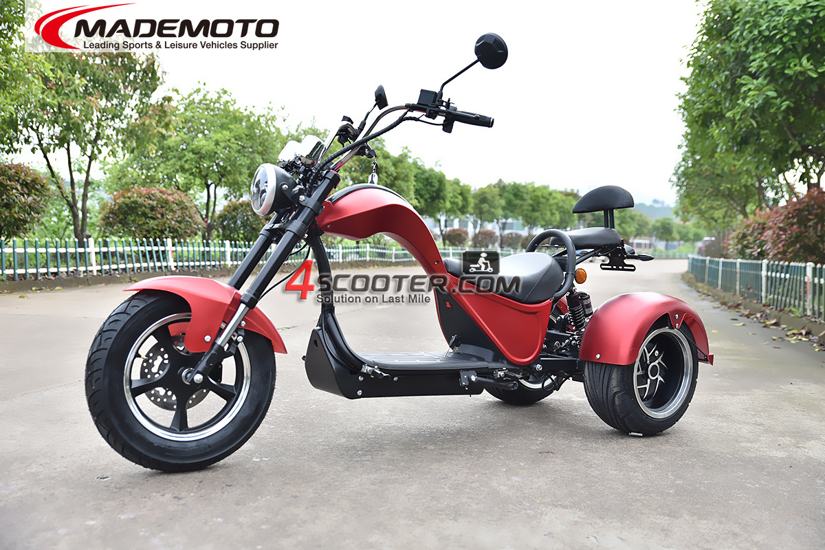 Electric scooter 4000W electric motorcycle 3 wheel tricycle