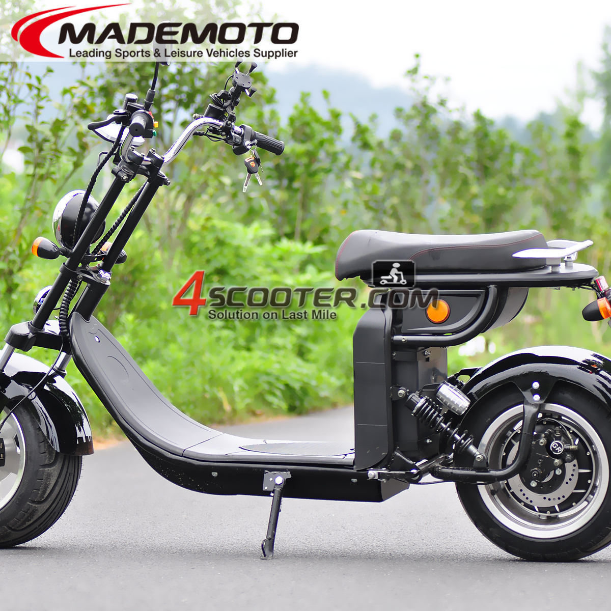 4000W electric scooter 100 km/h 1 ride on EEC COC Citycoco