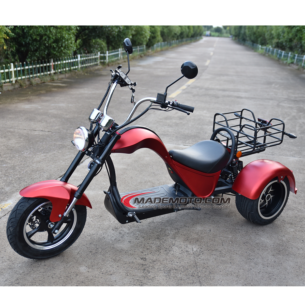 3 Wheel Electric Scooter Eec Electric Motorcycles Citycoco High Speed Electric Tricycle Reverse Trike Electric Motorcycle