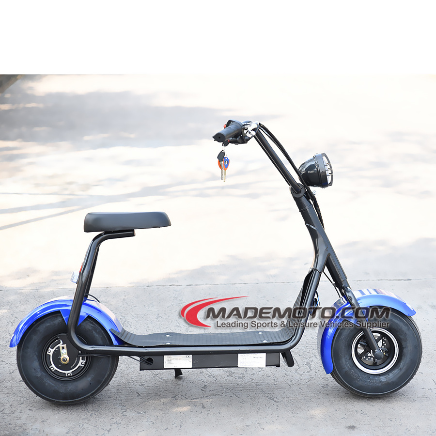 Vintage Foldable For The Elderly 500W 48V 12AH Electric Scooter