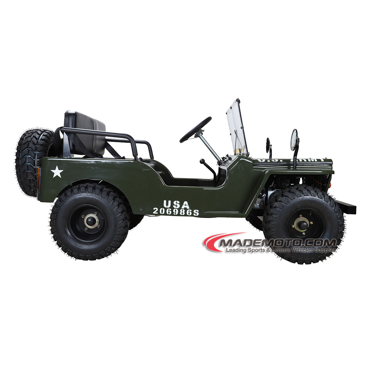 Gas Powered Hensim 150cc Motorlu Atv Hummer 125cc Engine Parc