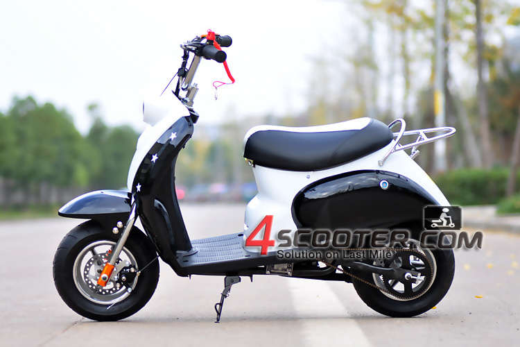 2 wheel gas scooter with powerful motor