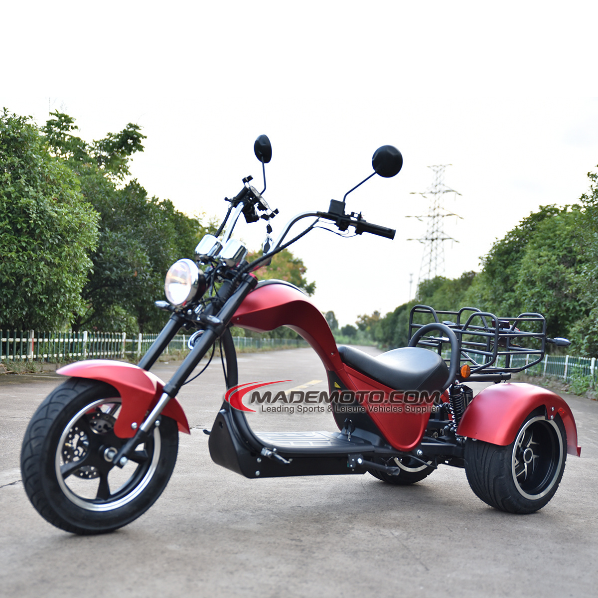 3000w Electric Motorcycle Adult Two Wheel Motorcycle 72v Citycoco Electric Motorcycle