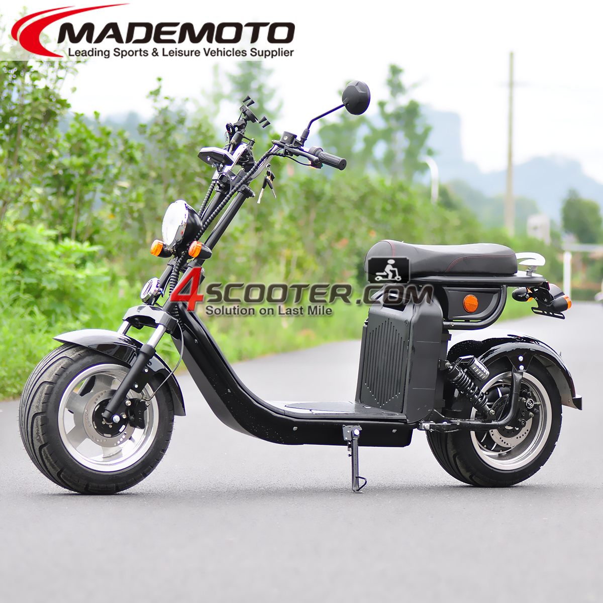 4000W electric scooter 100 km/h 1 ride on EEC COC Citycoco