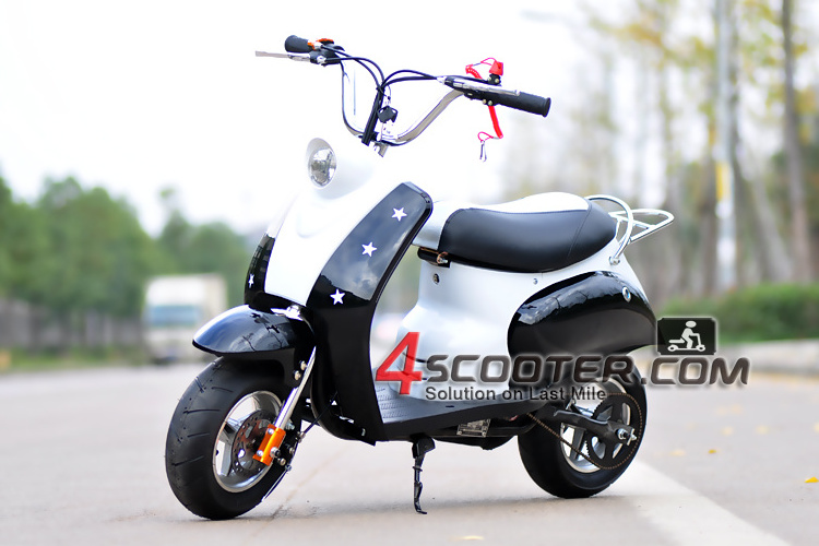 2 wheel gas scooter with powerful motor