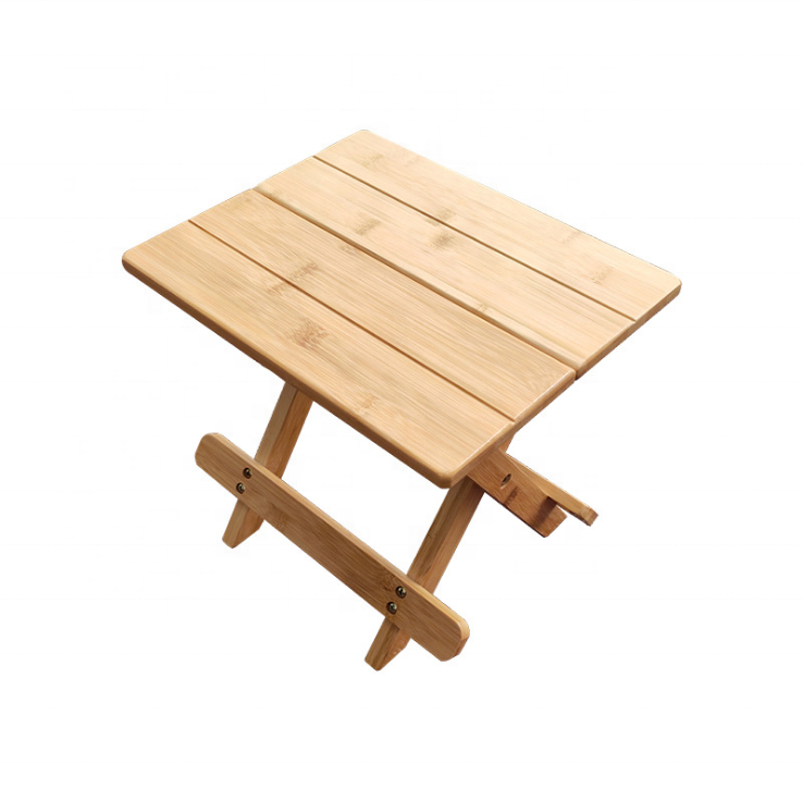 Portable Folding Bamboo Shower Bench for Bathroom