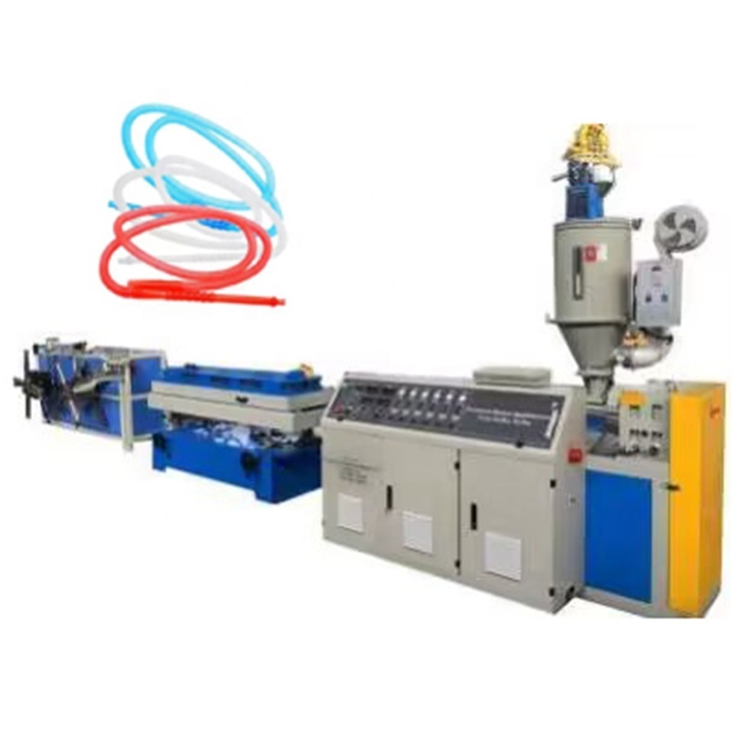 Plastic PP PE EVA Single Wall Corrugated Pipe Shisha Hookah Conduit Hose Pipe Extrusion Making Machine