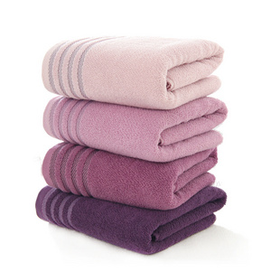 Women pink cheap terry bath sheet cotton towel with 100% cotton