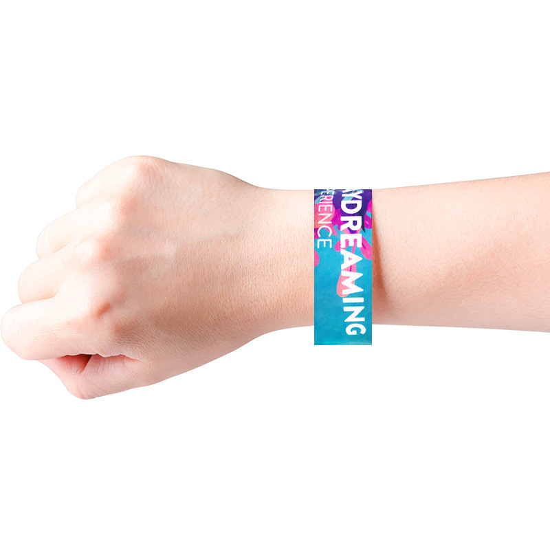 Party Tyvek Paper Wristband LiveHouse Club Customized Logo Waterproof Bracelet Concert Entry Event Ticket Wristbands