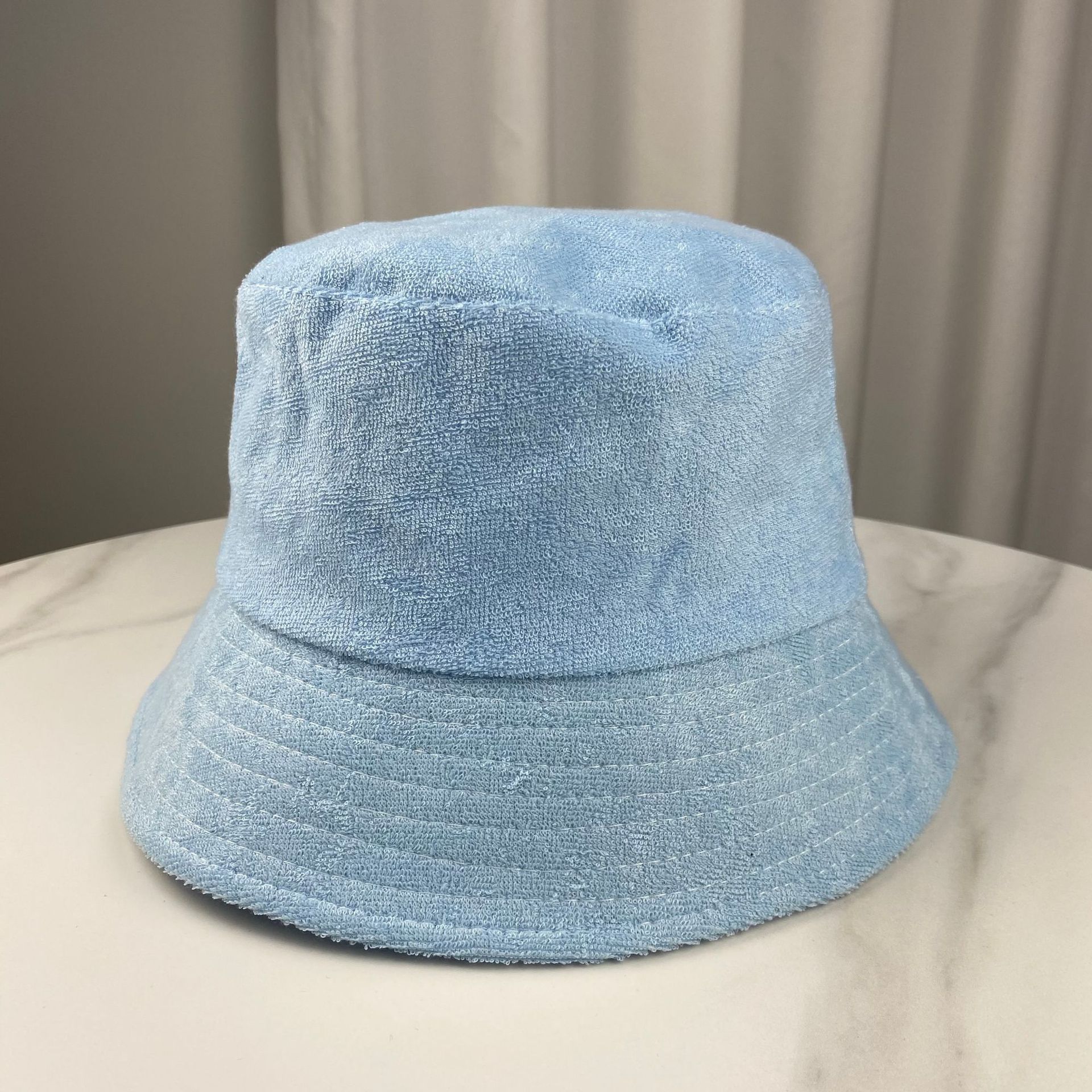 Hot Selling Cotton Terry Cloth Toweling Luxury Custom Unisex Wholesale Summer Bucket Hat