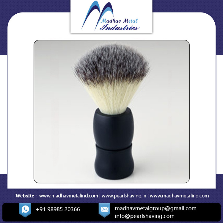 Hot Selling Hair Shaving Brush With Custom Metal Shaving Brush Set Shaving Brush And Stand Kit