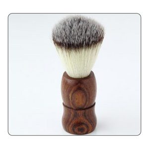 Wholesale Price Hot Sale Mens Shaving Brush Synthetic Hair Wooden Handle Brush From India