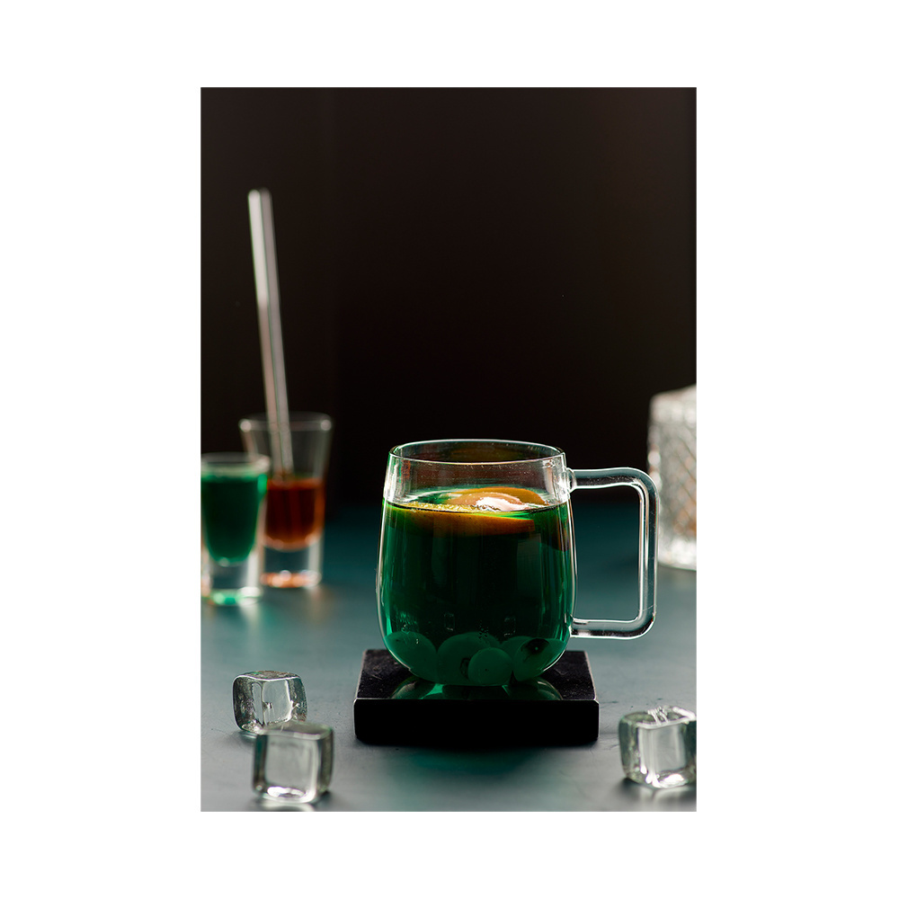 High Quality Fancy Coffee Mug Luxury Glass Ware Available in Different Sizes and Shapes