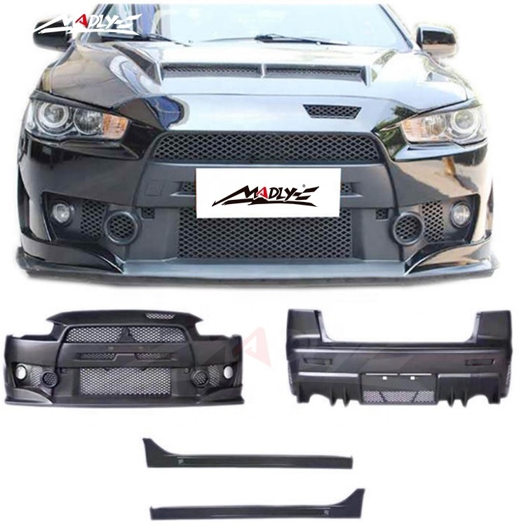 Madly Lancer EX body kits for Mitsubishi Lancer EX Front Bumper Rear Bumper Side Skirts FQ400 Body kits ABS material 2009-2017y