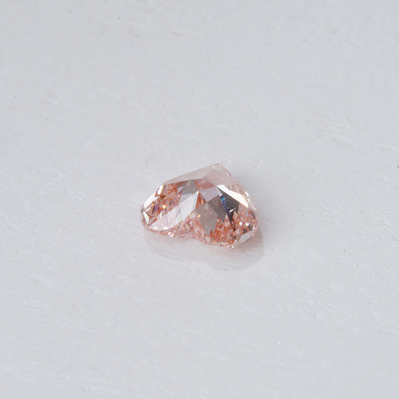 Fancy Pink cvd Lab Grown Diamonds Loose Oval Rough Heart DEFGH Color VVS VS Clarity diamond super IGI Certification