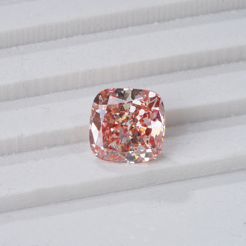 Fancy Pink cvd Lab Grown Diamonds Loose Oval Rough Heart DEFGH Color VVS VS Clarity diamond super IGI Certification