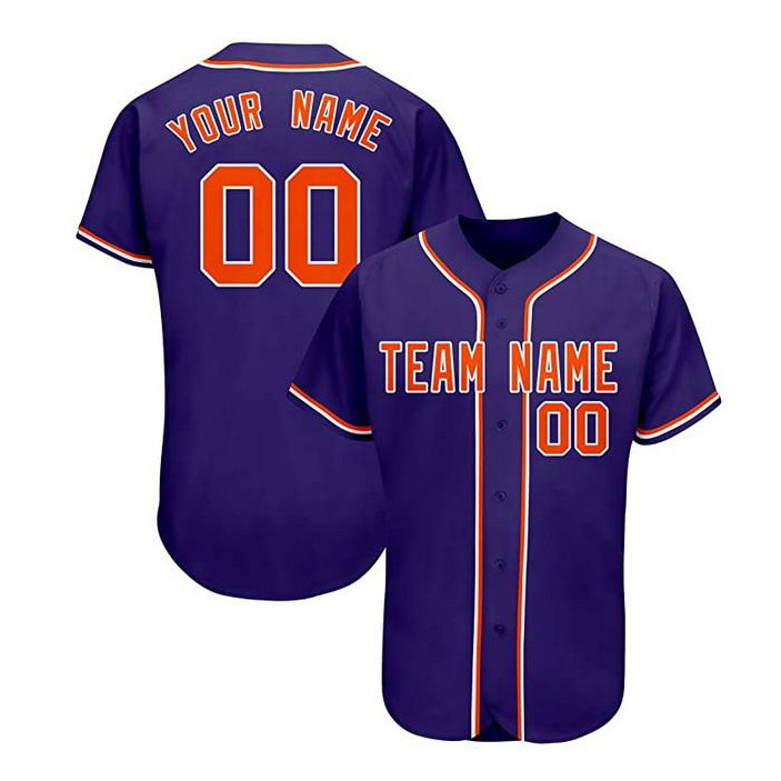 Mens Baseball Jersey Custom Polyester Sublimated Embroidery Logo Pull Over V Neck Mens Baseball Jersey By Madrid Sports