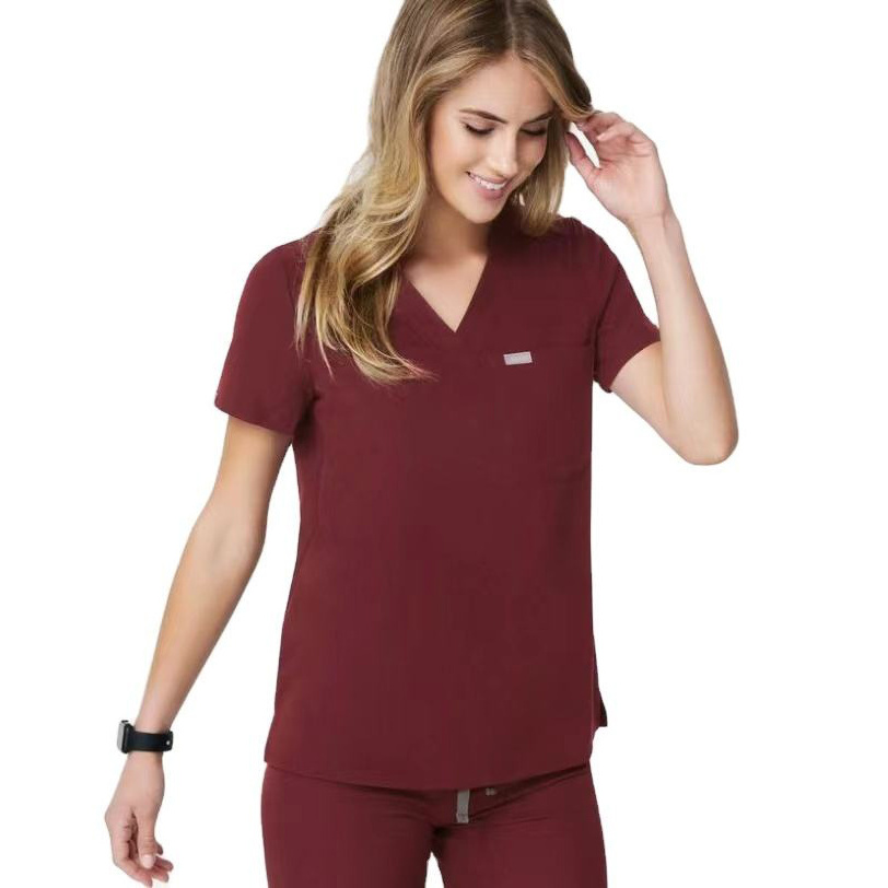 New Arrival Stretch Scrubs Medical Women Jogger Pants Hospital Uniforms Medical Scrubs Sets OEM Customized Logo By Madrid Sports