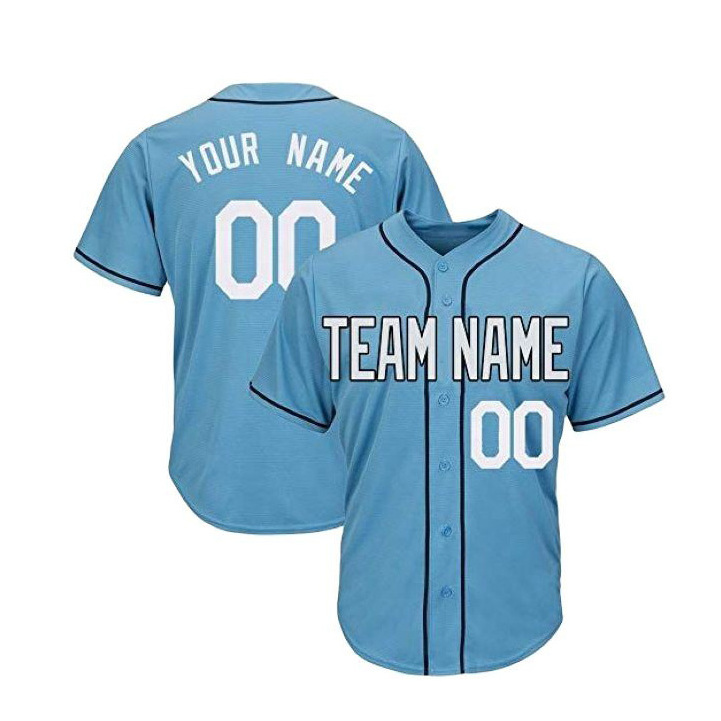 Mens Baseball Jersey Custom Polyester Sublimated Embroidery Logo Pull Over V Neck Mens Baseball Jersey By Madrid Sports