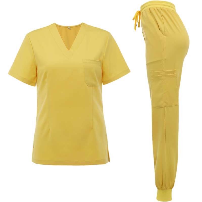 Cheap Low Price New Wholesale Hospital Medical Uniform Set High Quality Scrub Sets OEM Customized Logo By Madrid Sports