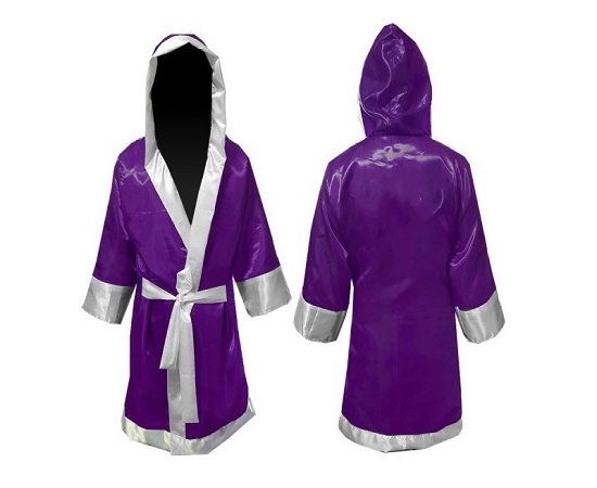 All Colors Custom Boxing Robe With Hood For Boxing Match Cheap Price Boxing Robe Gown With Custom Color Logo & Design