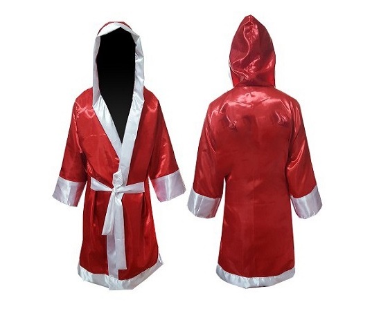 All Tone Custom Boxing Robe With Hood For Boxing Match Cheap Price Boxing Robe Gown With Custom Color Logo & Design