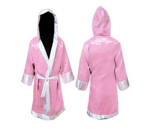 All Colors Custom Boxing Robe With Hood For Boxing Match Cheap Price Boxing Robe Gown With Custom Color Logo & Design