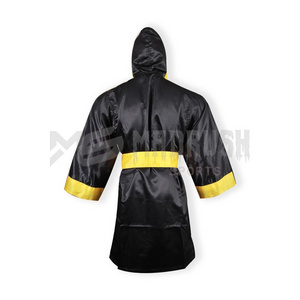 High Quality Customize design Boxing Robe With Hood For Boxing Match Cheap Price Boxing Robe Gown