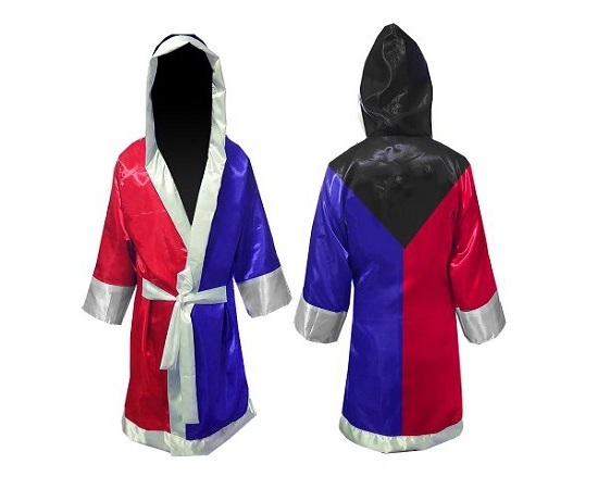 All Colors Custom Boxing Robe With Hood For Boxing Match Cheap Price Boxing Robe Gown With Custom Color Logo & Design